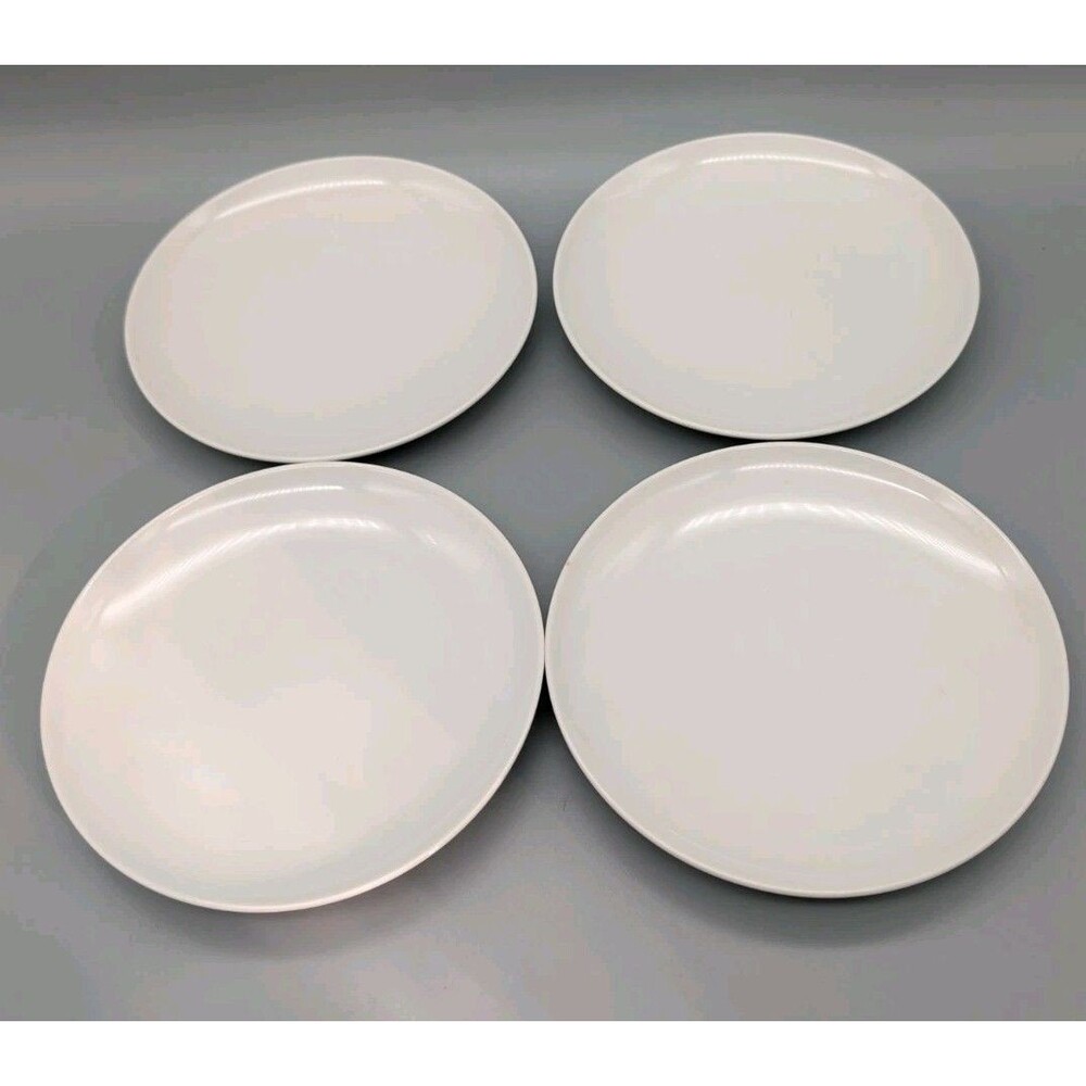 Franciscan Cloud Nine Lot of 4 Dessert Bread Plates White Whitestone Ware MCM 6”